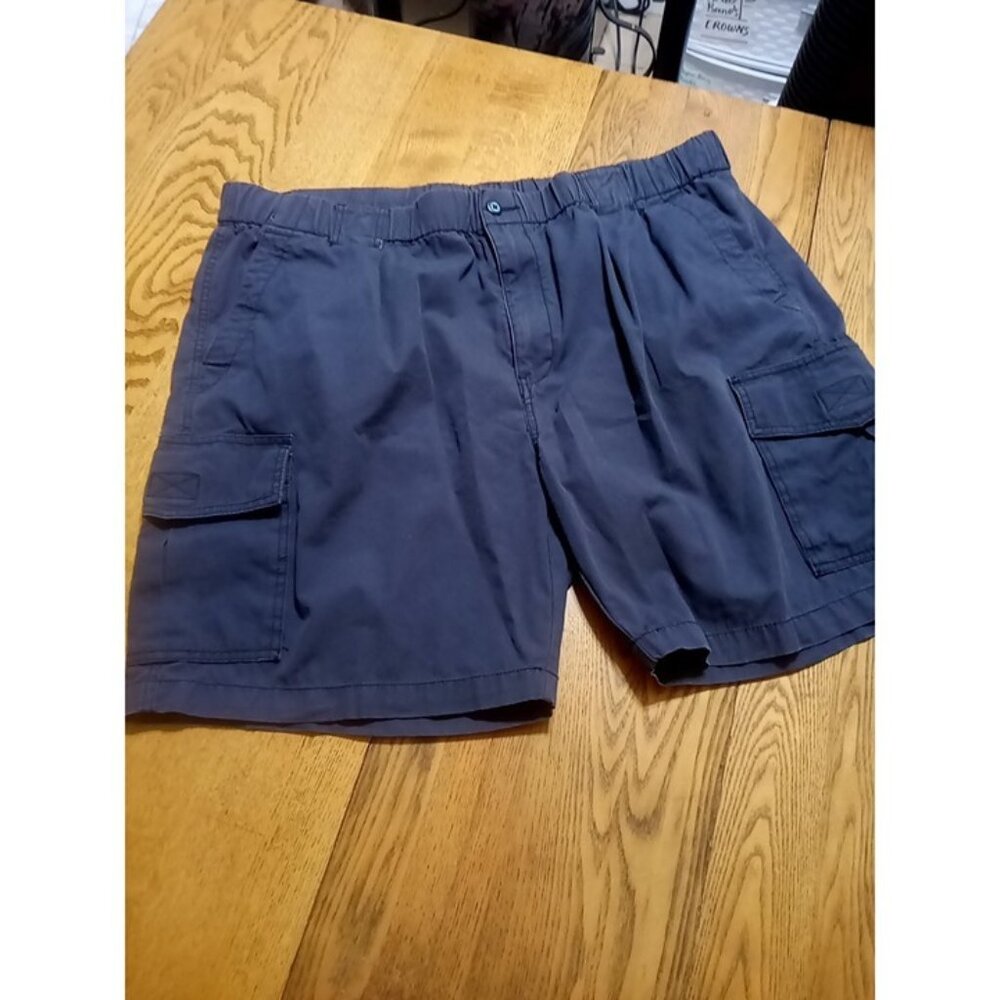 TOMMY BAHAMA Shorts Mens XXL NAVY BLUE Preowned Summer Spring 2XL Vacation Used